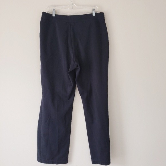 Lauren Ralph Lauren Black Performance Athletic Pants Elastic Waist Large - Picture 6 of 7